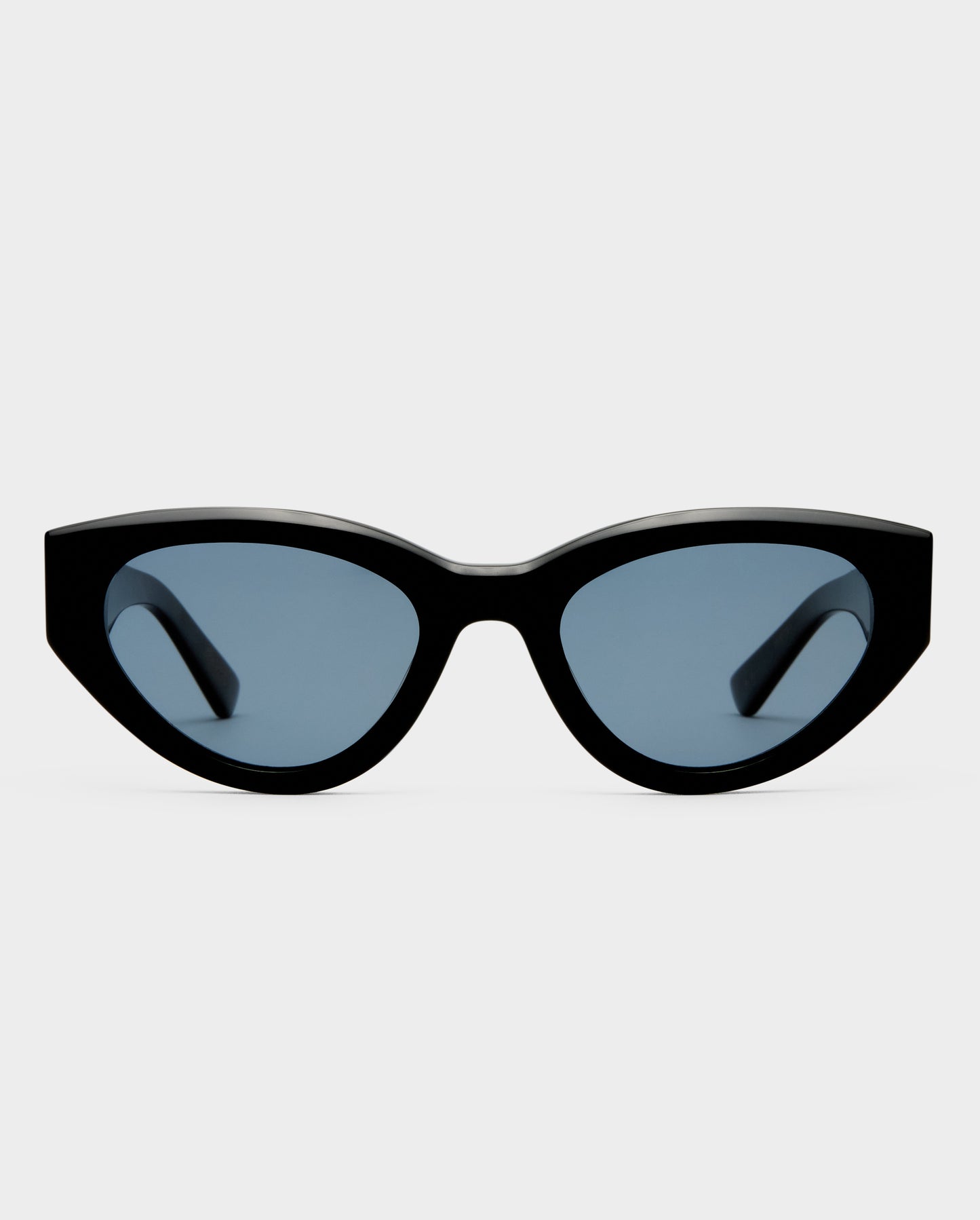 The Poppy Black Female Cat-Eye Sunglasses | Luv Lou
