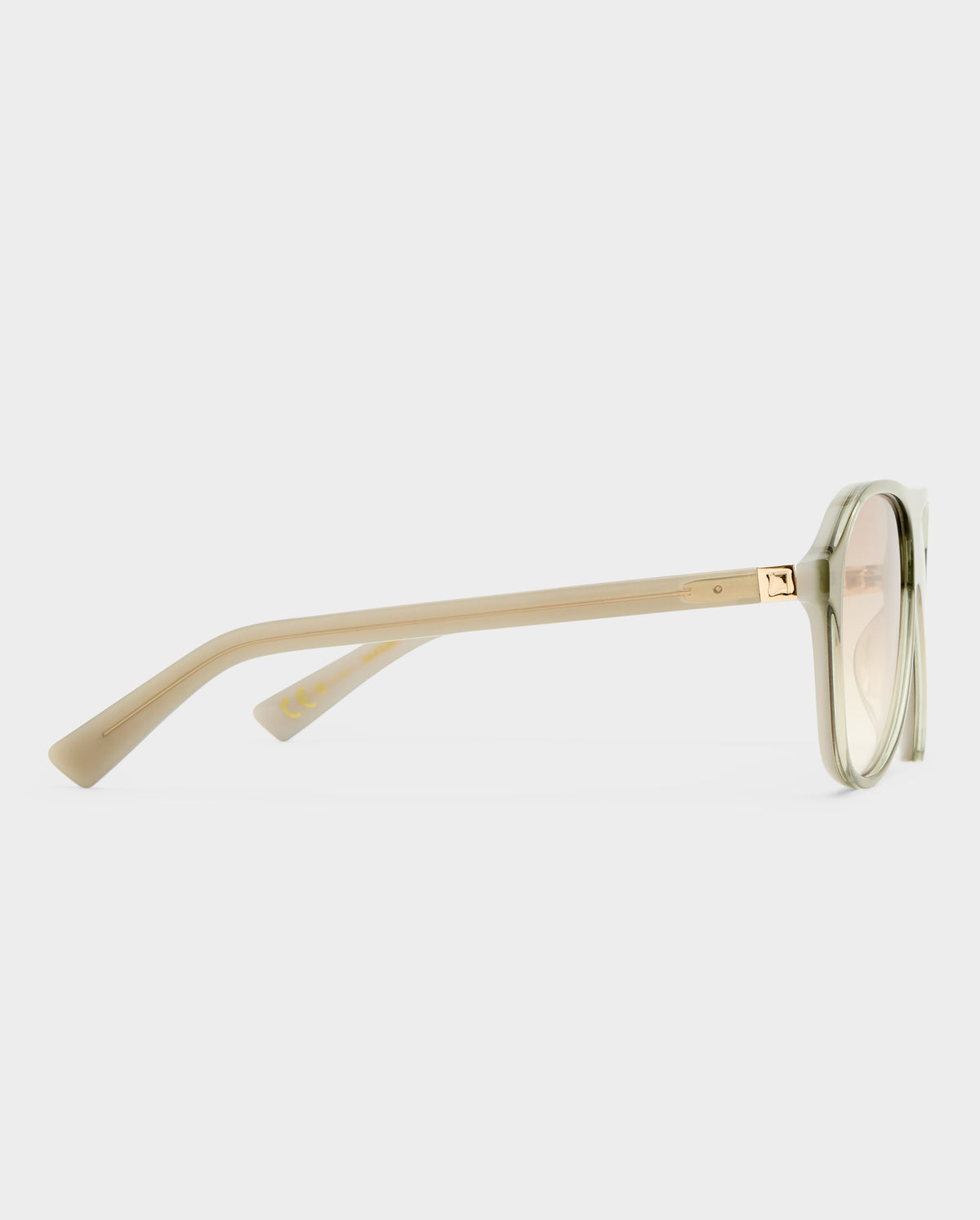 The Eve Milky Eucalyptus Female Aviator Sunglasses | Luv Lou