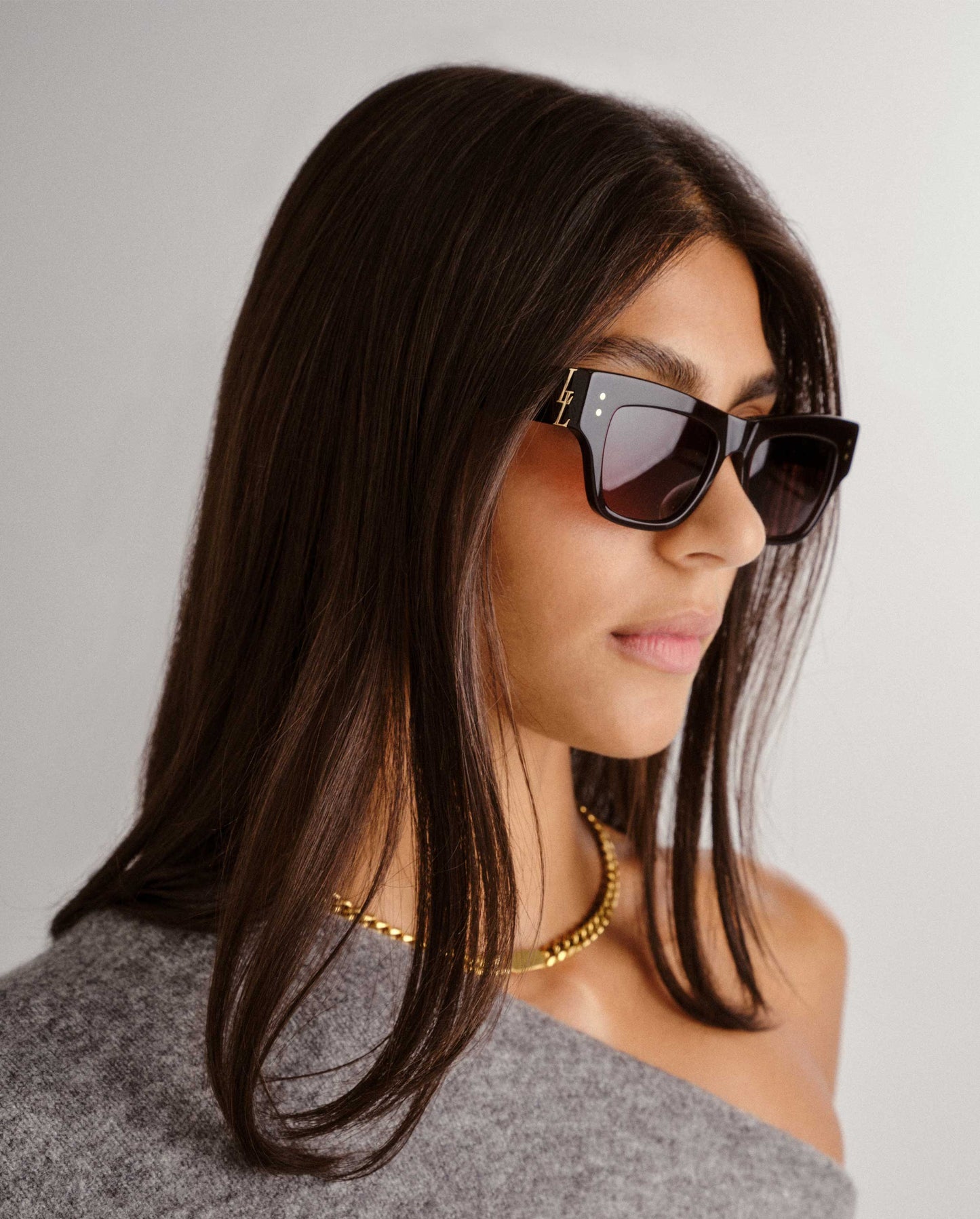 The Addison Wine Female Cat-Eye Sunglasses | Luv Lou