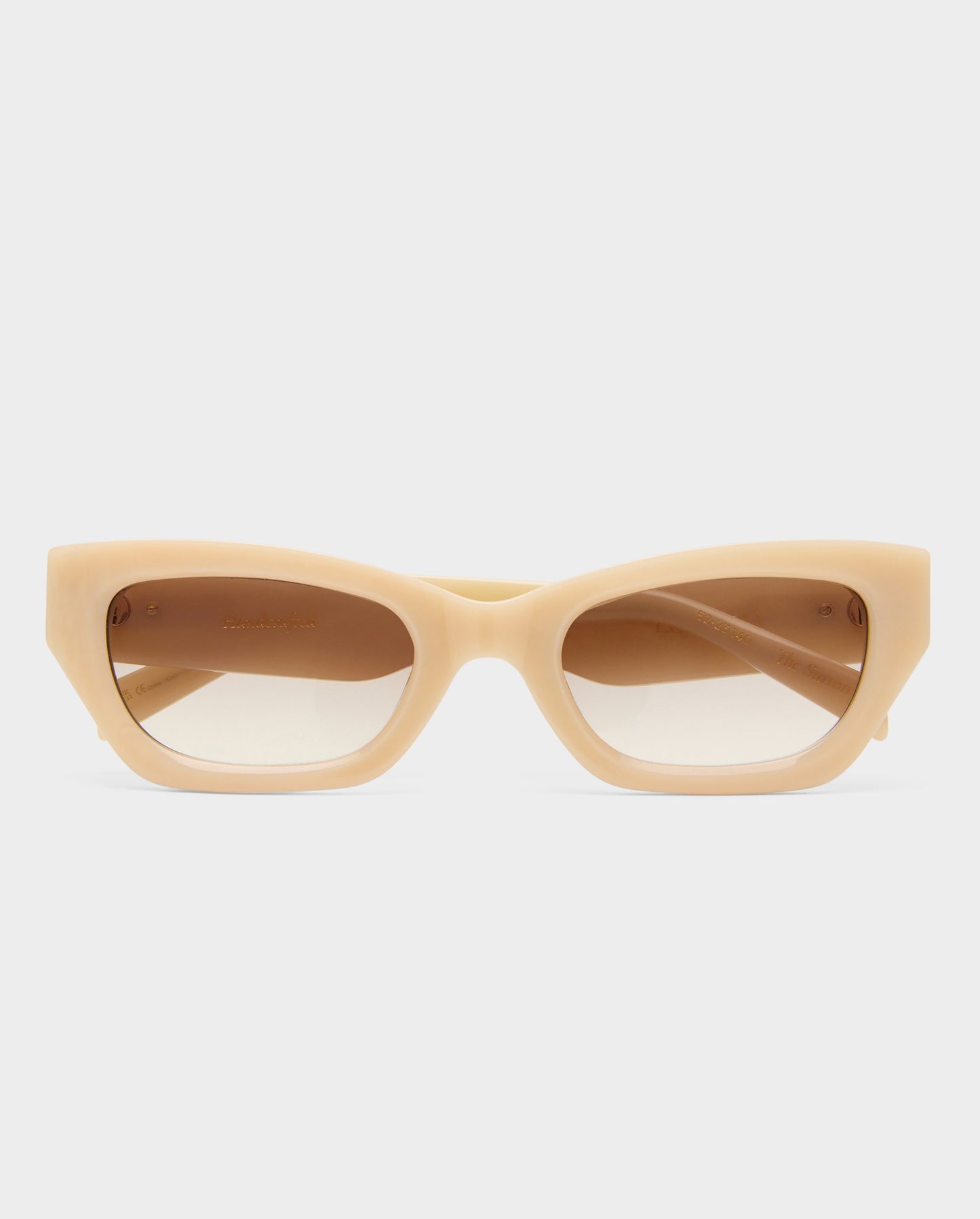 The Sutton Nude Haze Female Cat-Eye Sunglasses | Luv Lou