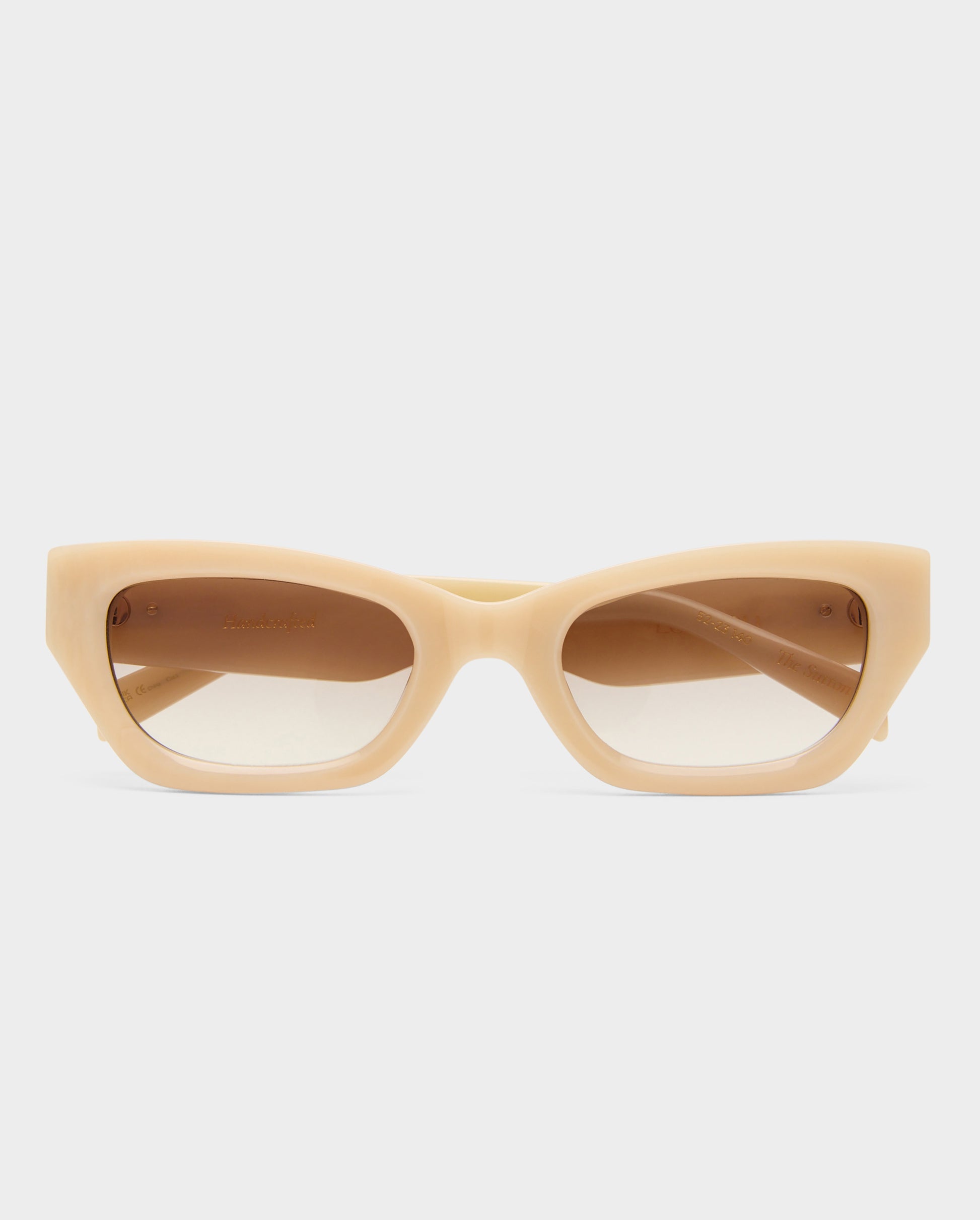 The Sutton Nude Haze Female Cat-Eye Sunglasses | Luv Lou