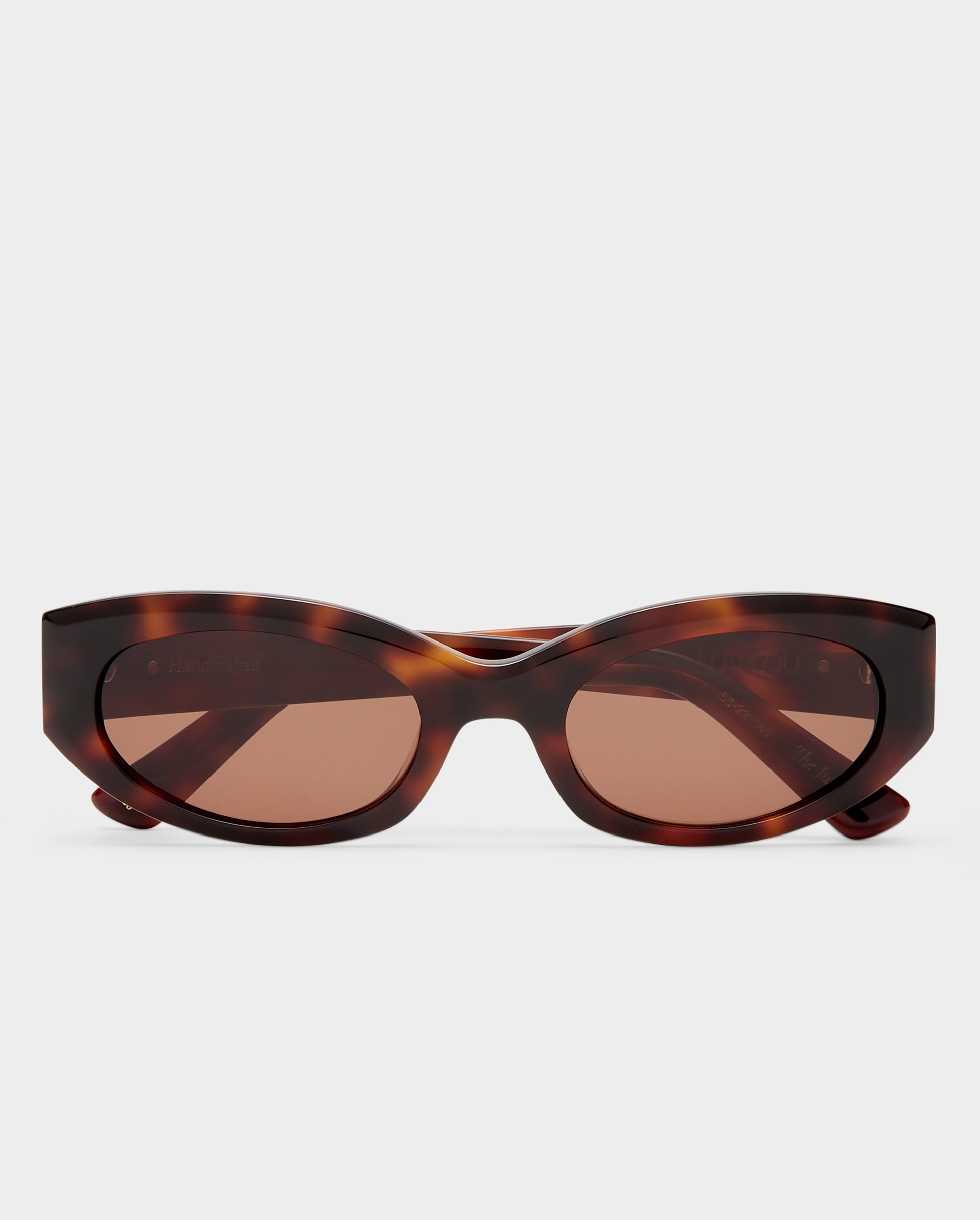 The Juliet Dark Tort Female Oval Sunglasses | Luv Lou