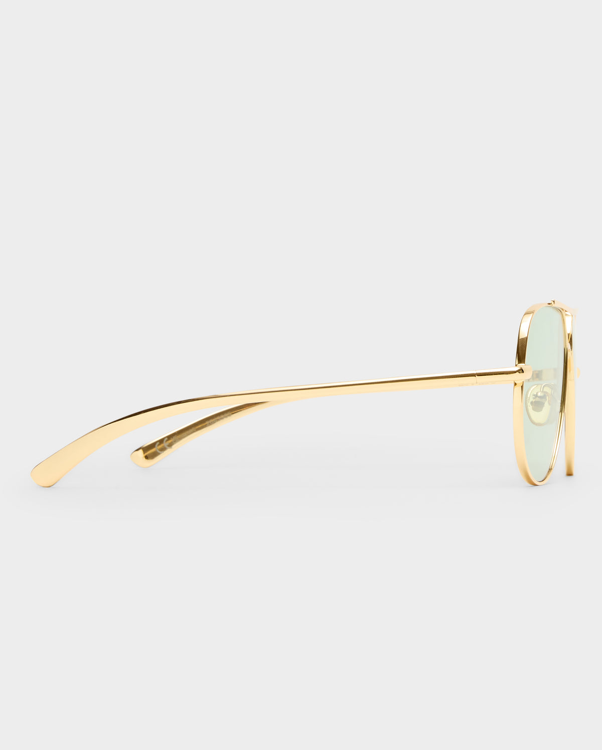 The Carter Bright Gold Female Aviator Sunglasses | Luv Lou