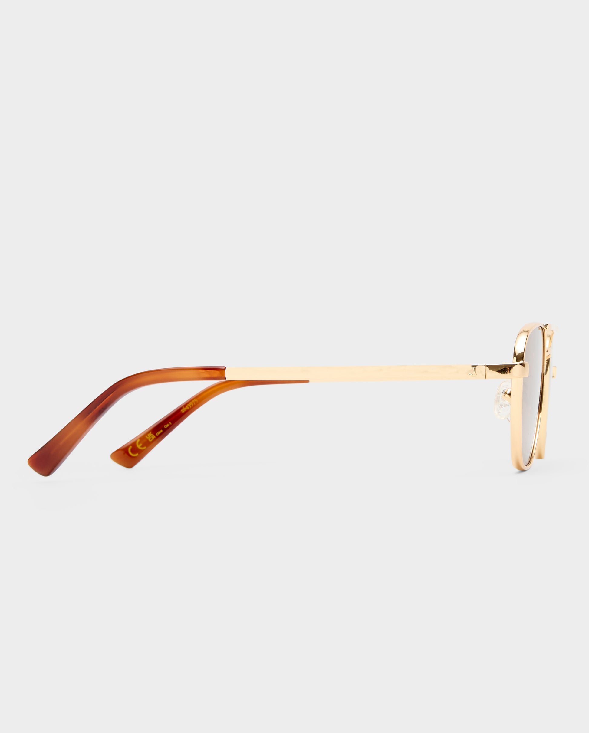 The Chloe Gold Female Aviator Sunglasses | Luv Lou
