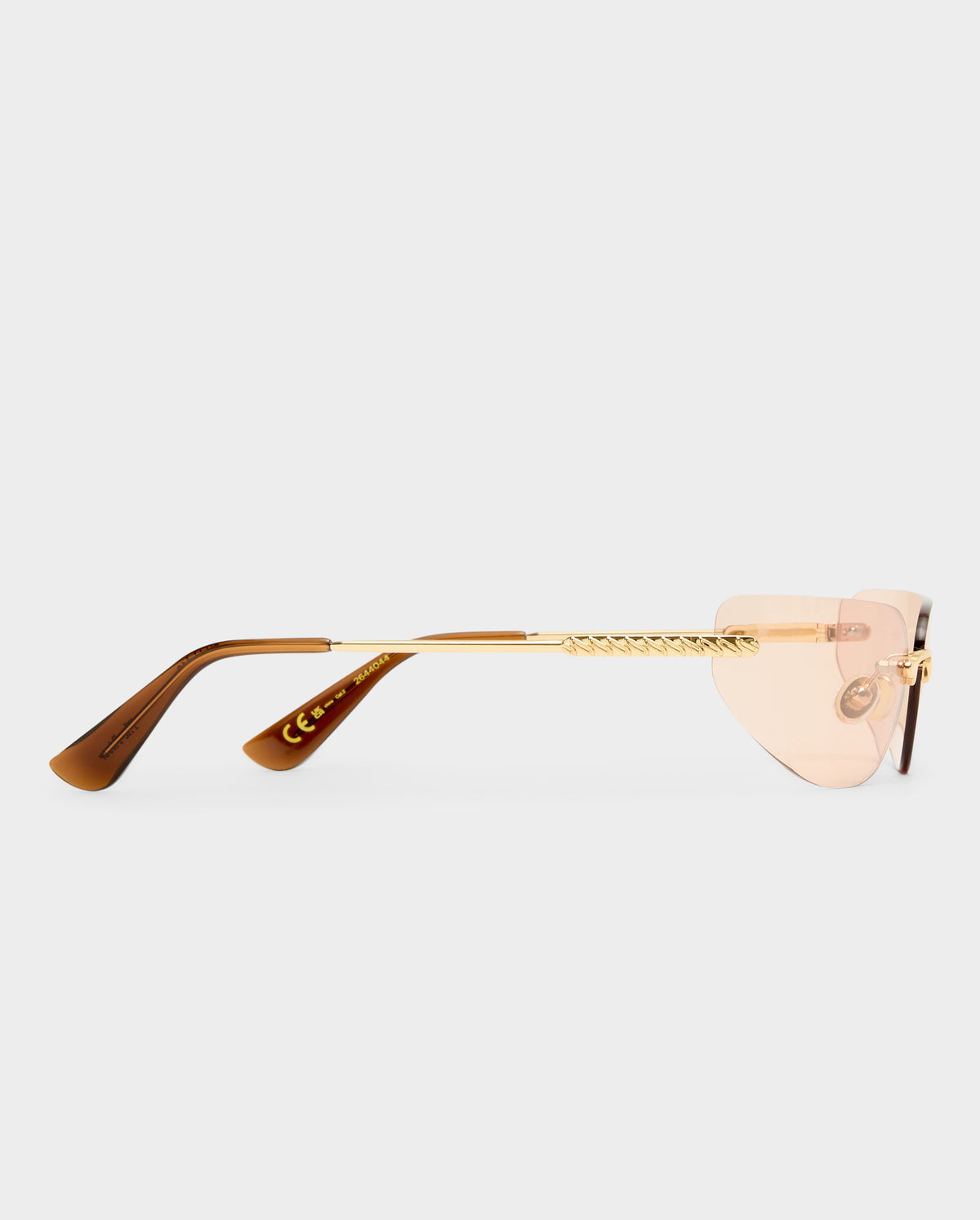 The River Gold Female Rectangle Sunglasses | Luv Lou