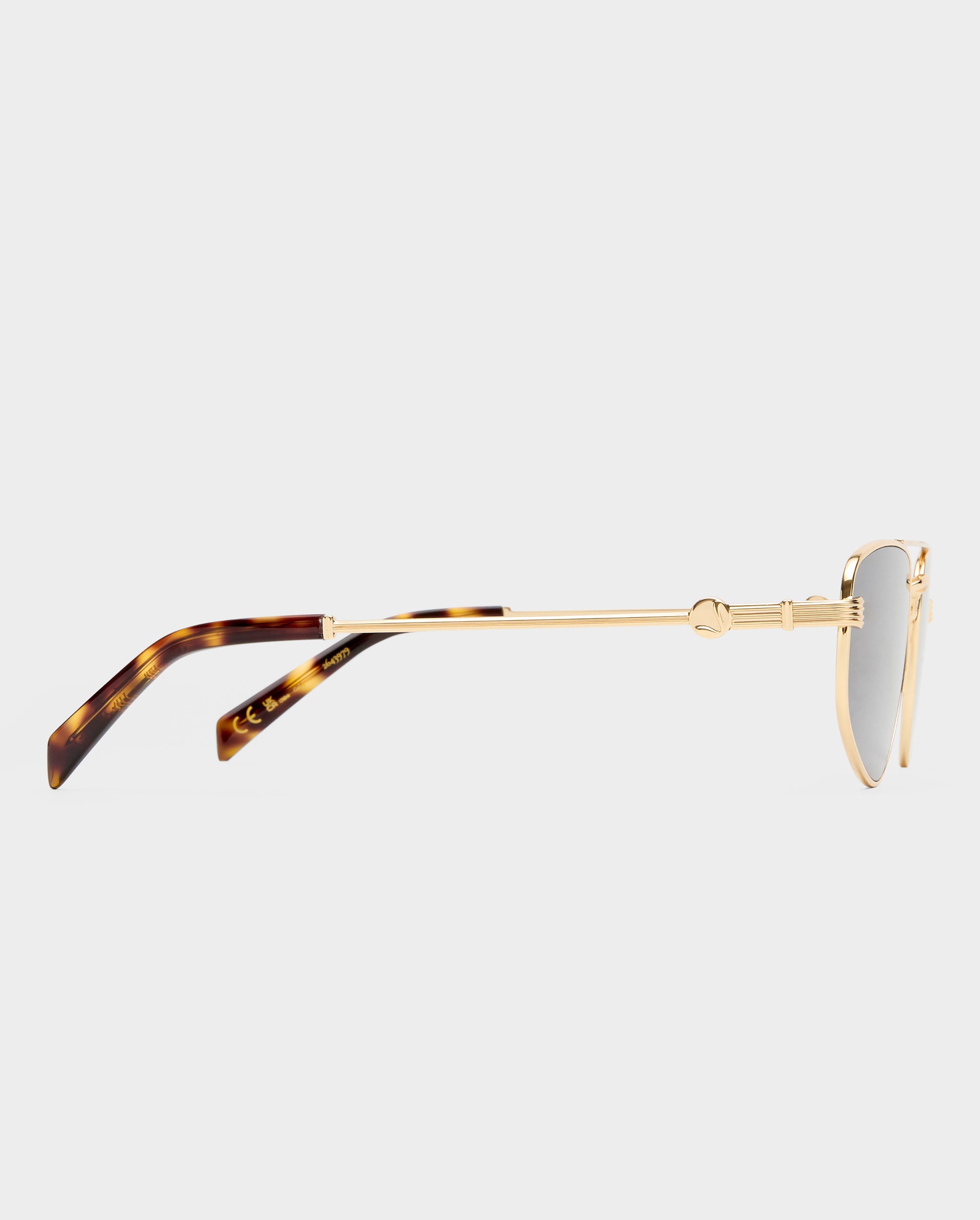 The Harvey Gold Female Aviator Sunglasses | Luv Lou