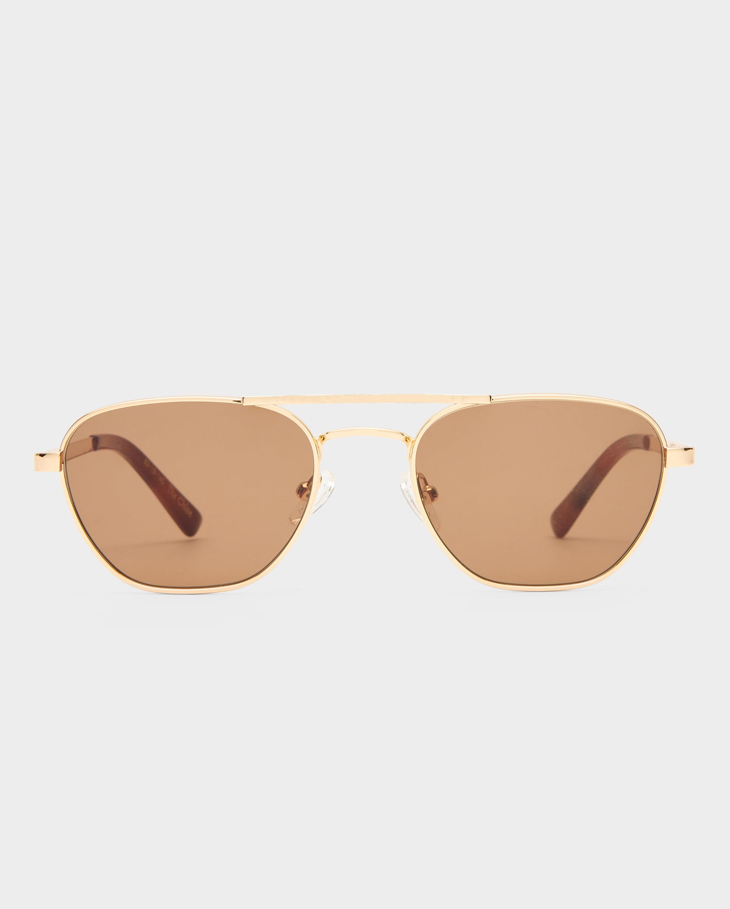 The Chloe Gold Female Aviator Sunglasses | Luv Lou