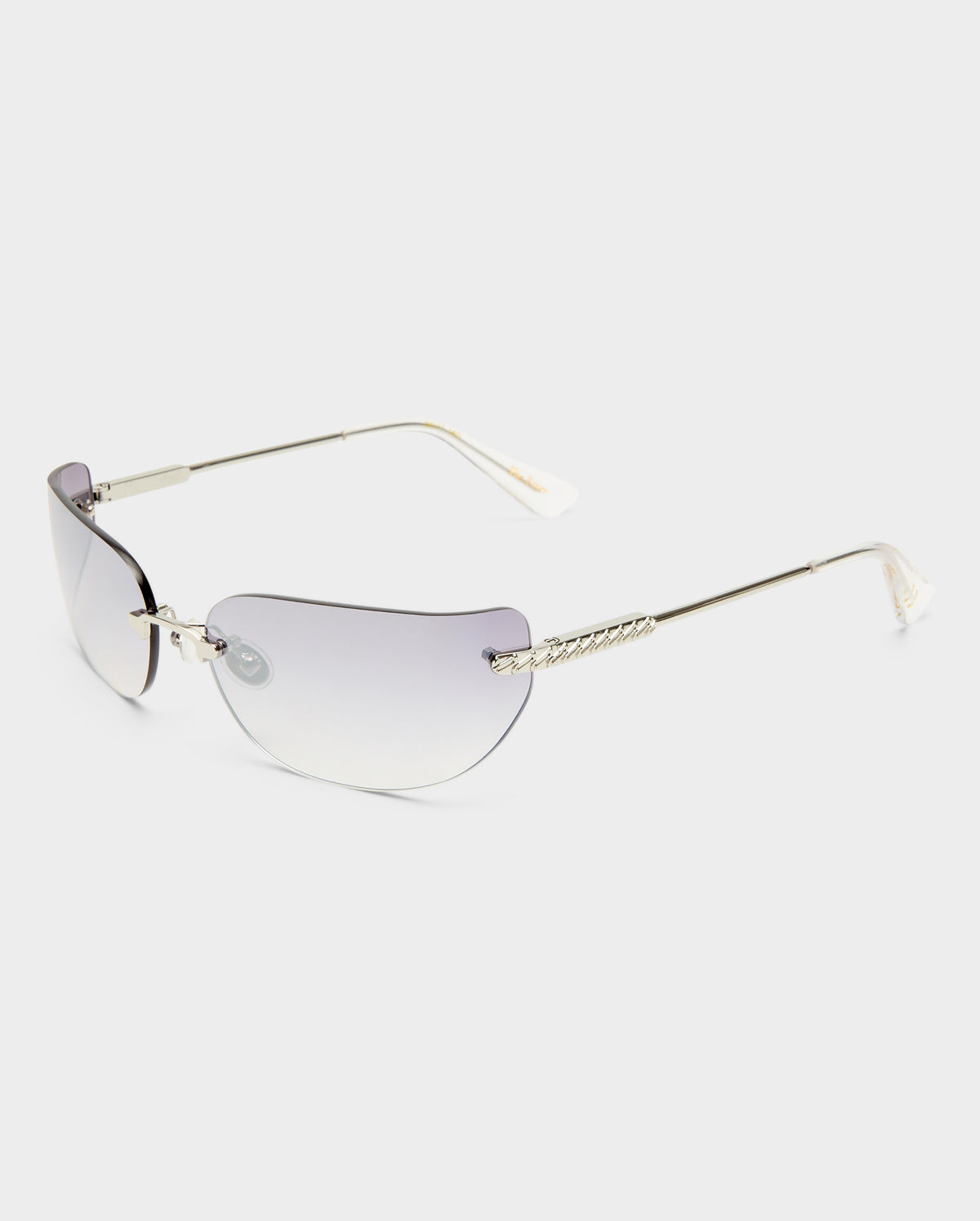 The River Silver Female Rectangle Sunglasses | Luv Lou