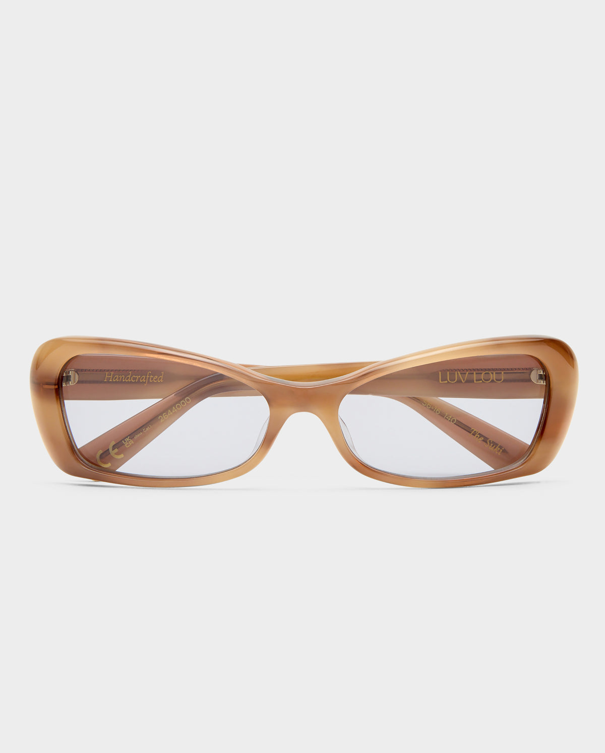 The Suki Smokey Haze Female Rectangle Sunglasses | Luv Lou