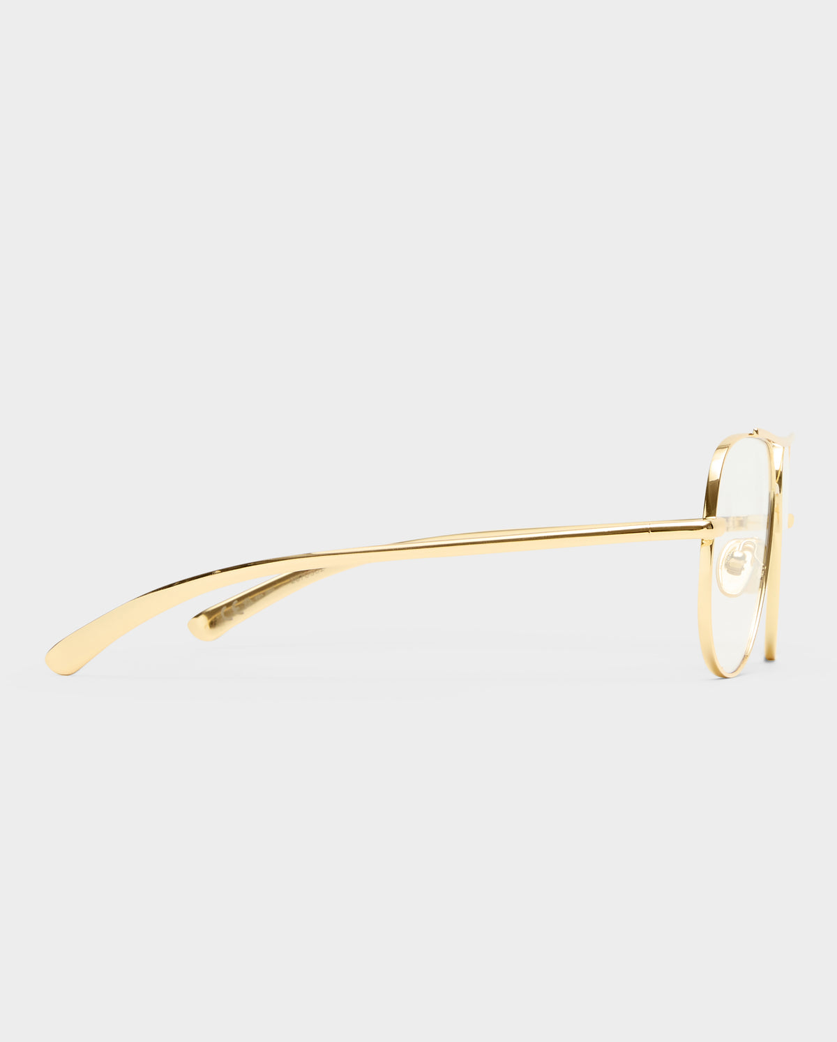 The Carter Gold Female Aviator Blue Light | Luv Lou