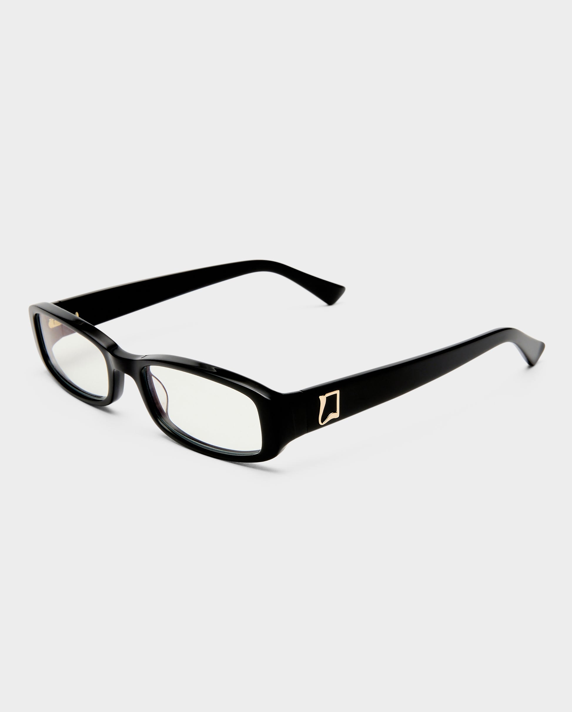 The Eden Black Female Rectangle Blue Light | Luv Lou
