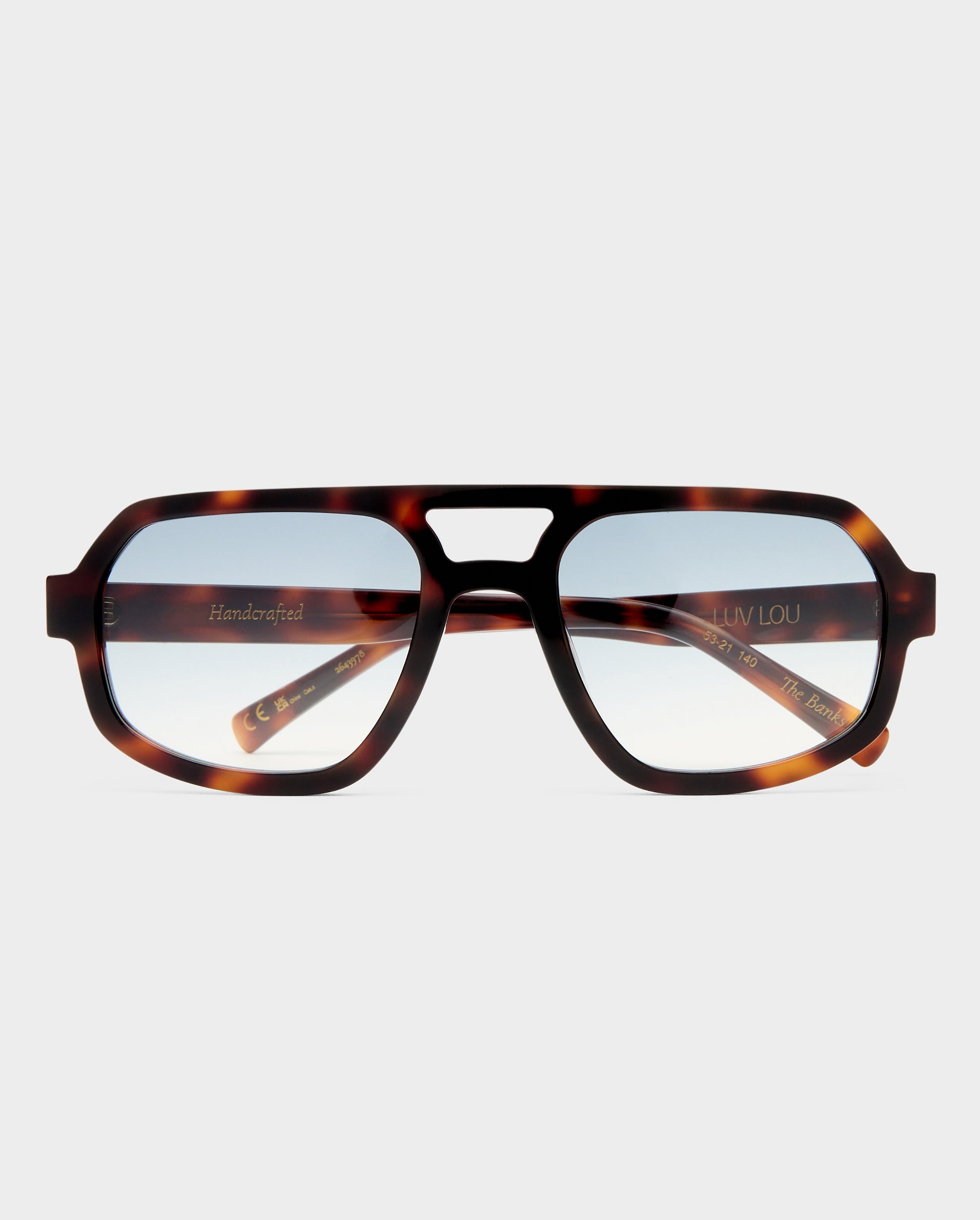 The Banks Tortoise Female Aviator Sunglasses | Luv Lou
