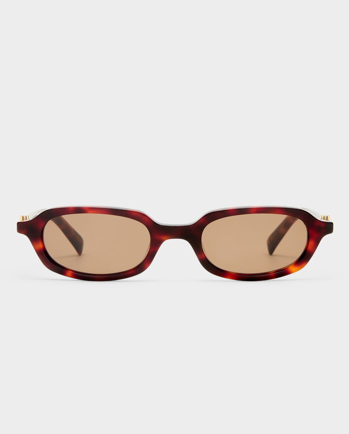 The Mimi Luxe Cherry Tort Female Rectangle Sunglasses | Luv Lou