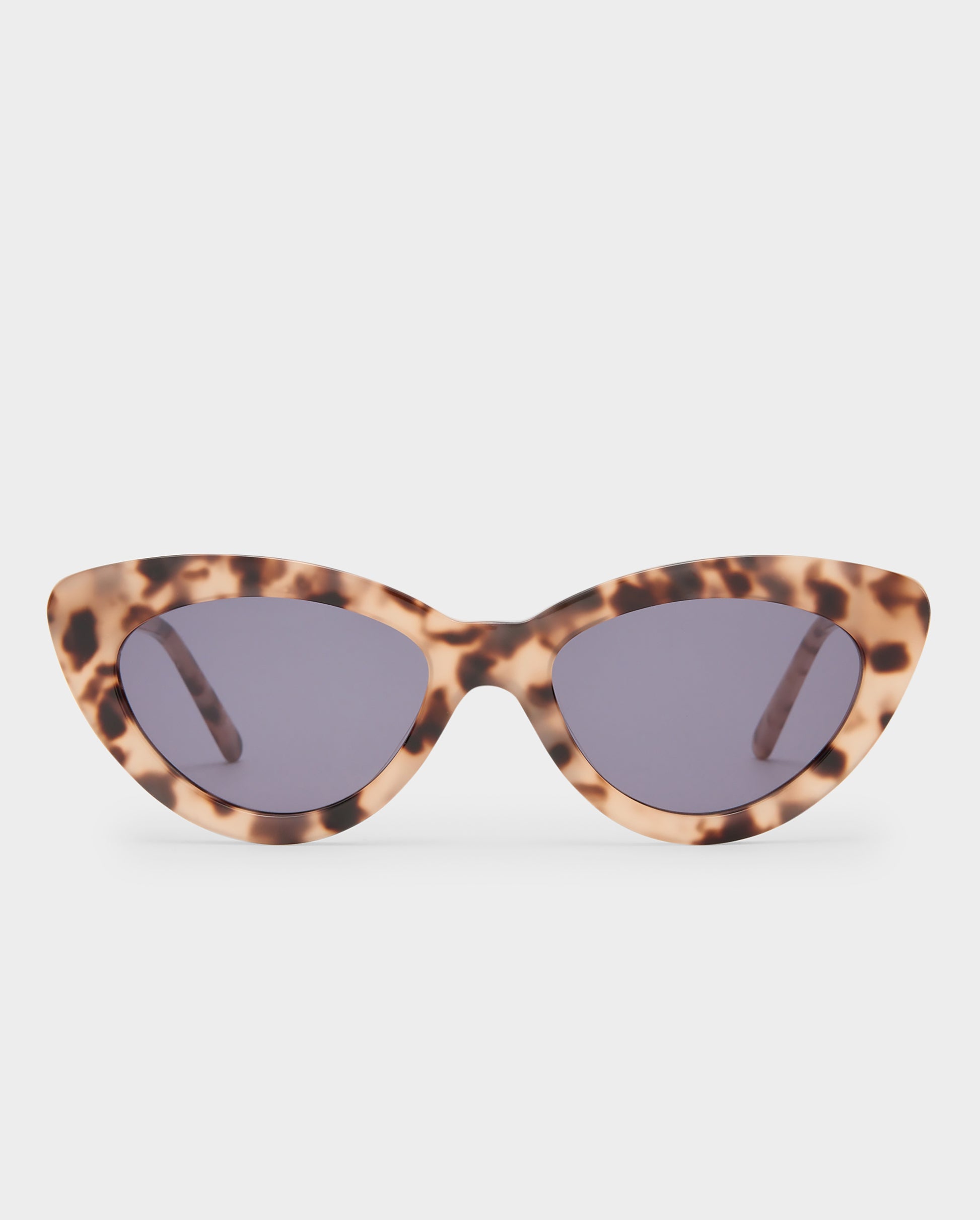 The Harley Cream Tort Female Cat-Eye Sunglasses | Luv Lou