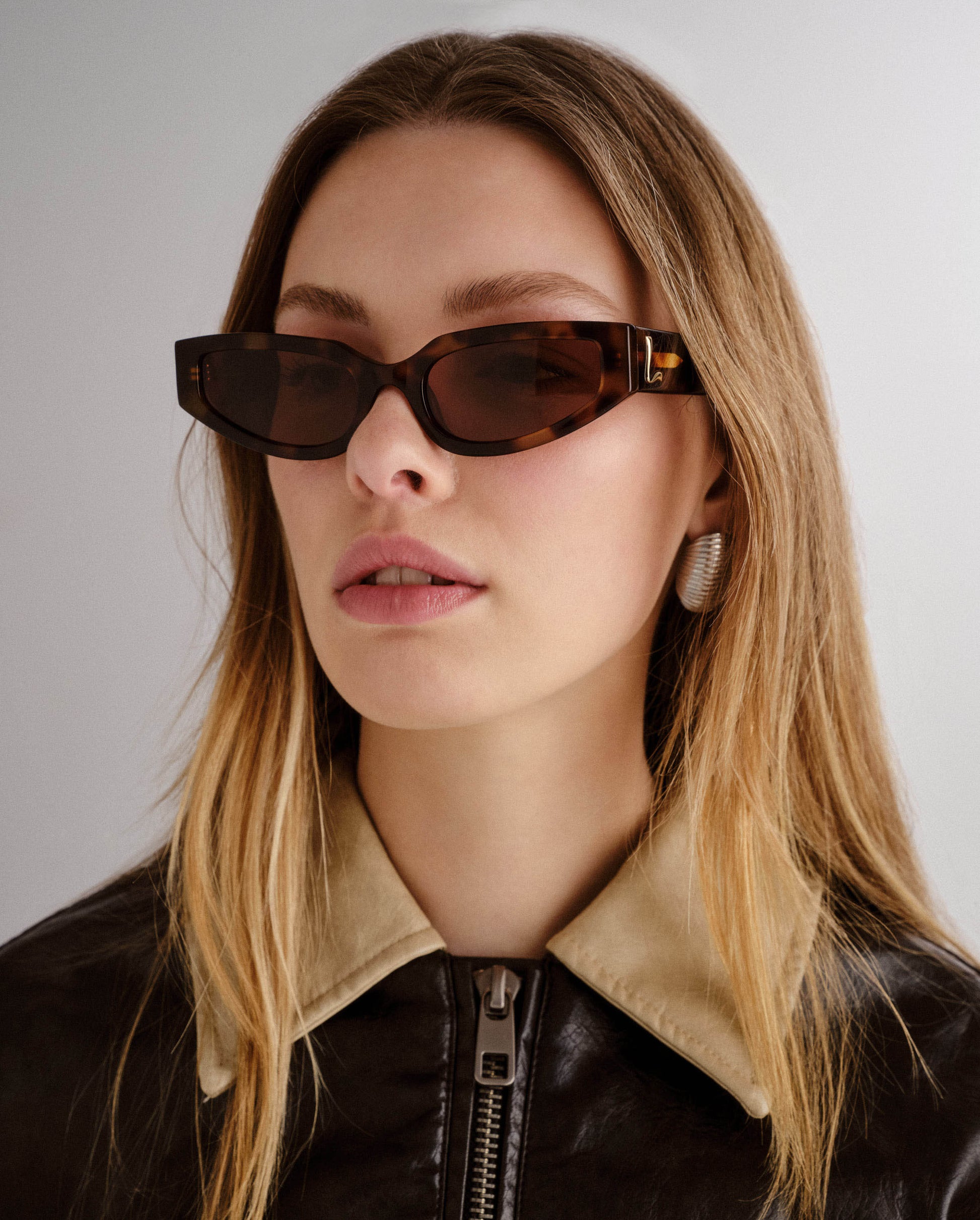 The Hayley Moss Tort Female Cat-Eye Sunglasses | Luv Lou