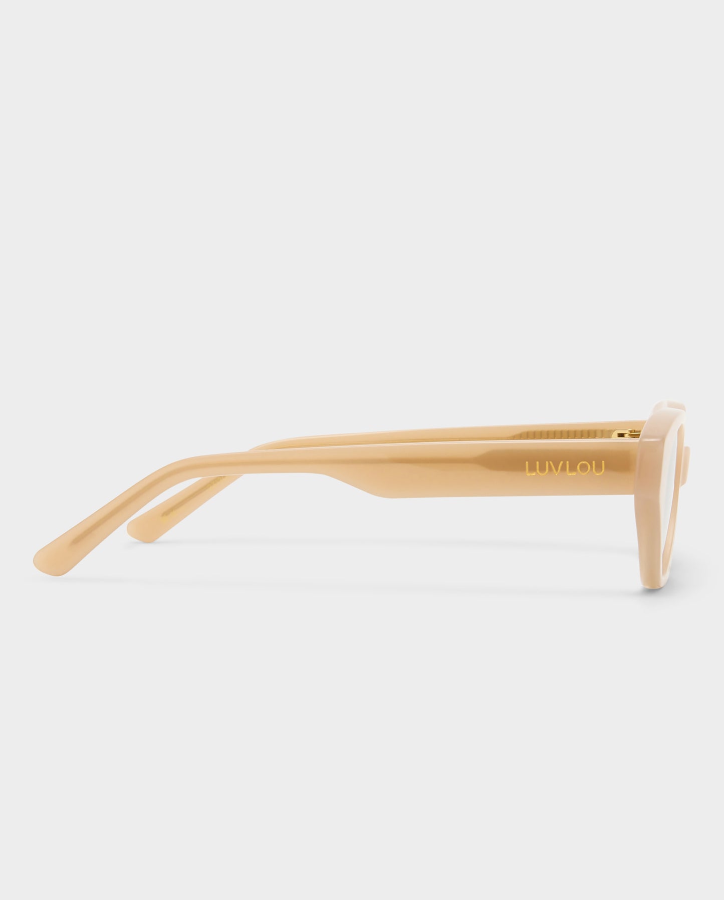 The Lakey Beige Female Cat-Eye Sunglasses | Luv Lou