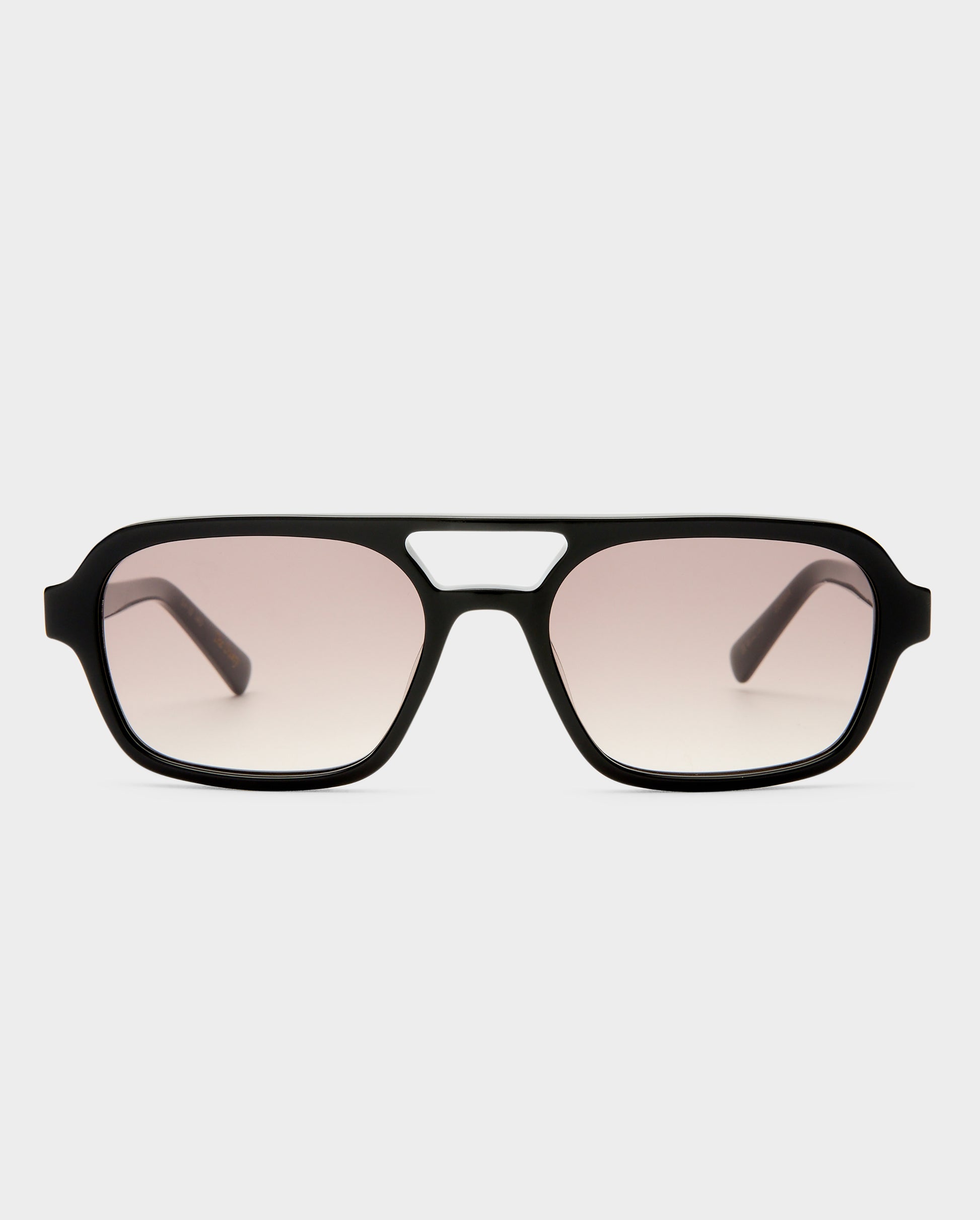 The Dusty Black Female Aviator Sunglasses | Luv Lou