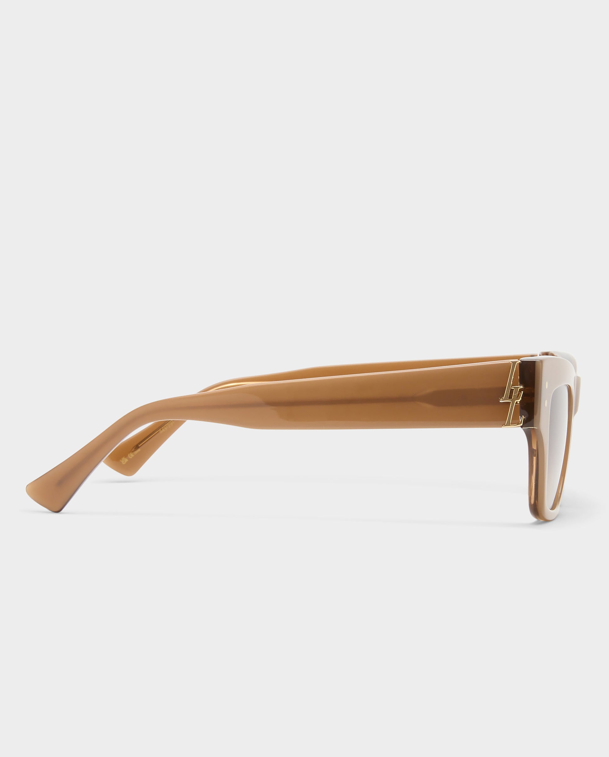 The Addison Almond Female D-Frame Sunglasses | Luv Lou