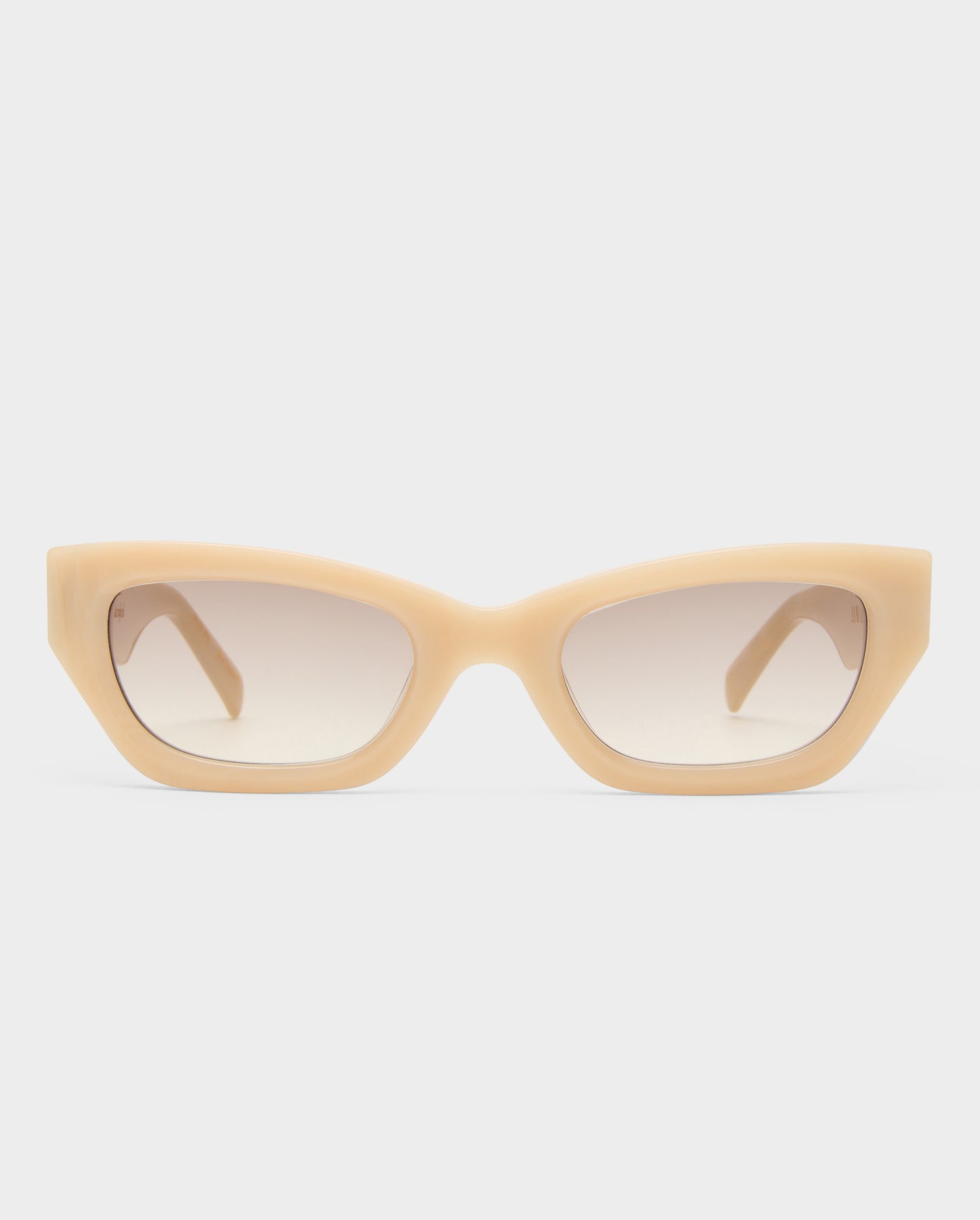 The Sutton Nude Haze Female Cat-Eye Sunglasses | Luv Lou