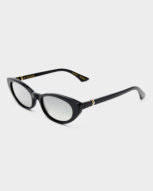 The Blair Navy Female Cat-Eye Sunglasses | Luv Lou