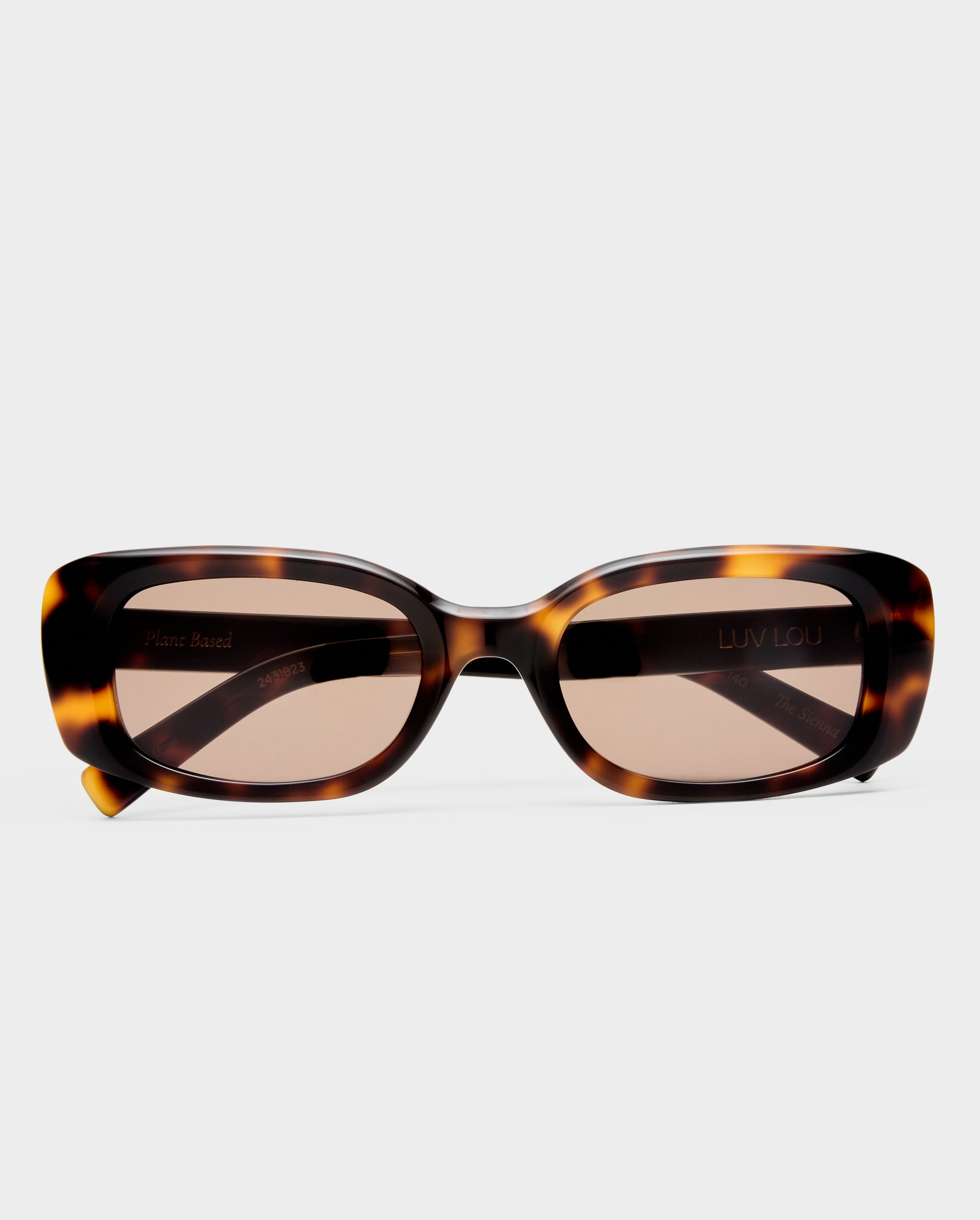 The Sienna Classic Tort Female Rectangle Sunglasses | Luv Lou