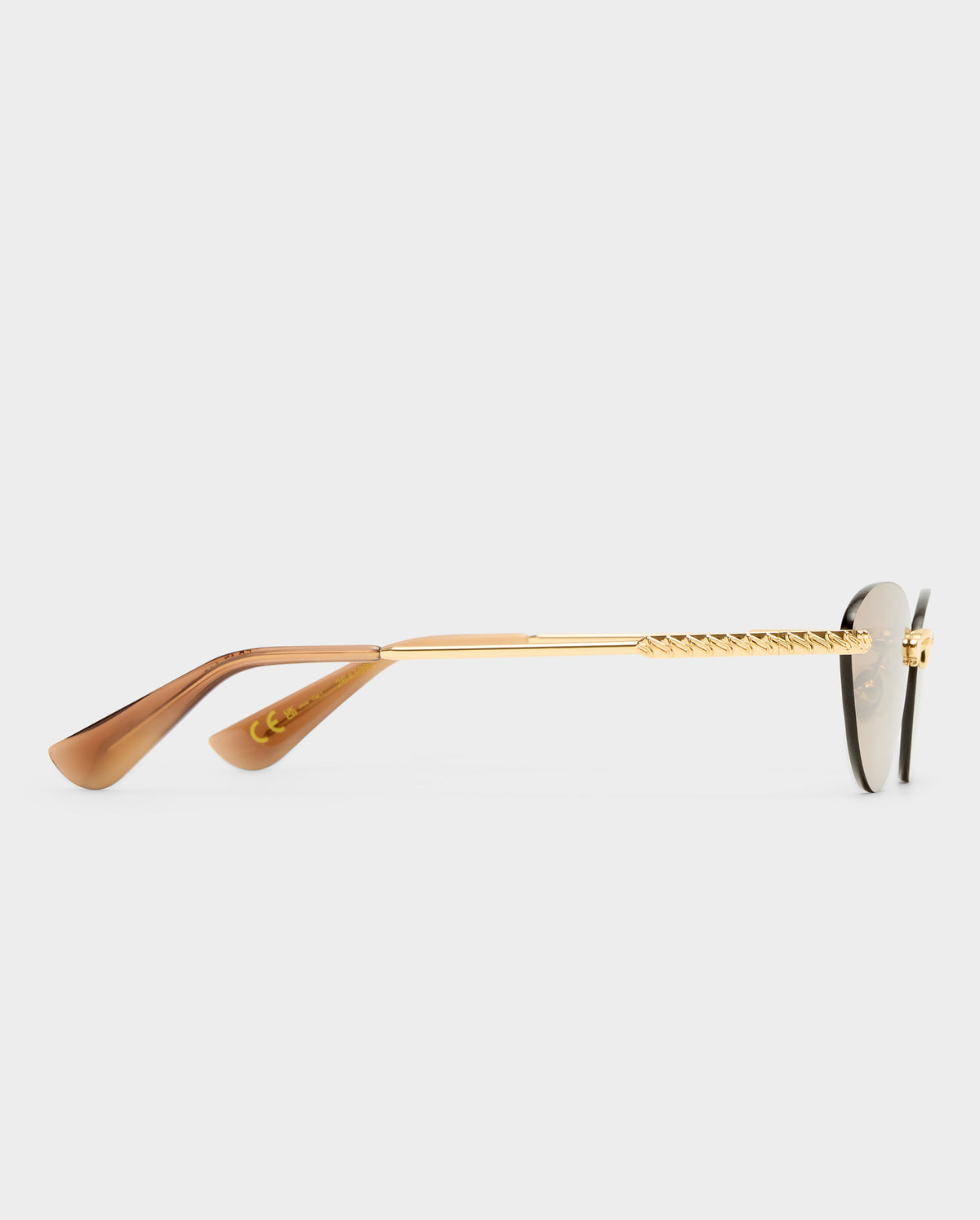 The Juni Gold Female Cat-Eye Sunglasses | Luv Lou