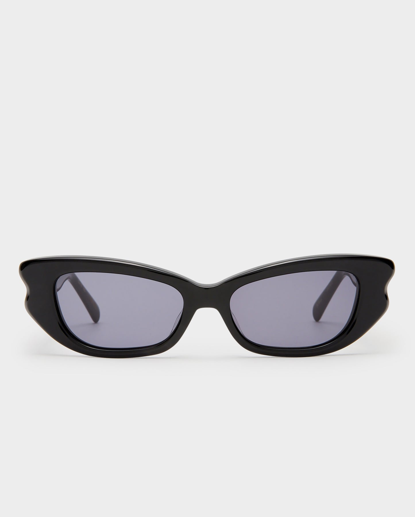 The Elle Black Female Cat-Eye Sunglasses | Luv Lou