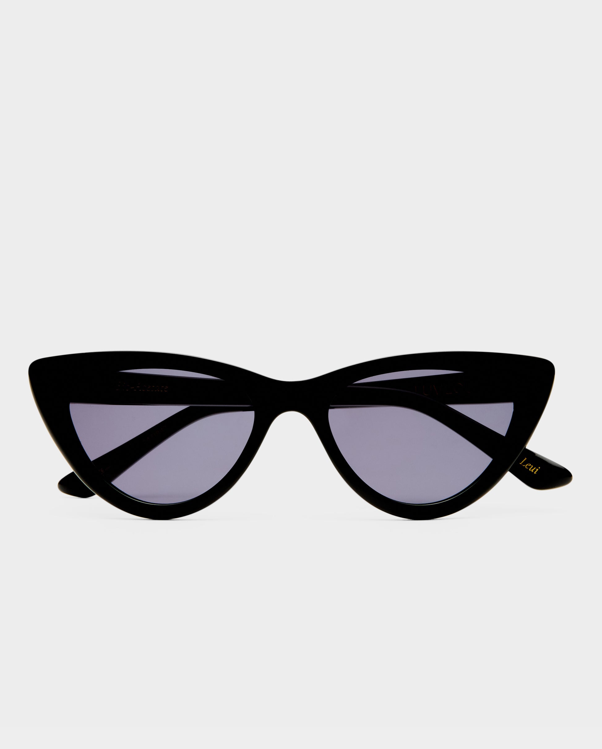 The Leui Black Female Cat-Eye Sunglasses | Luv Lou