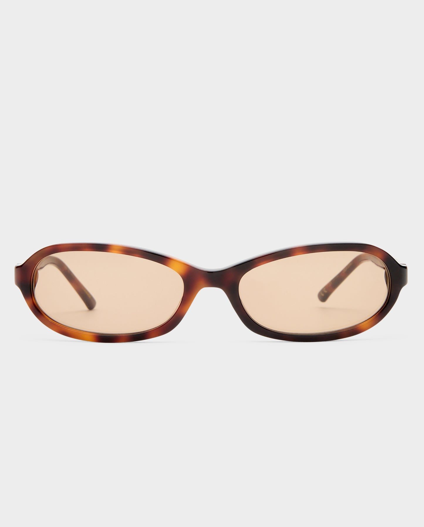 The Elcie Tortoise Female Oval Sunglasses | Luv Lou