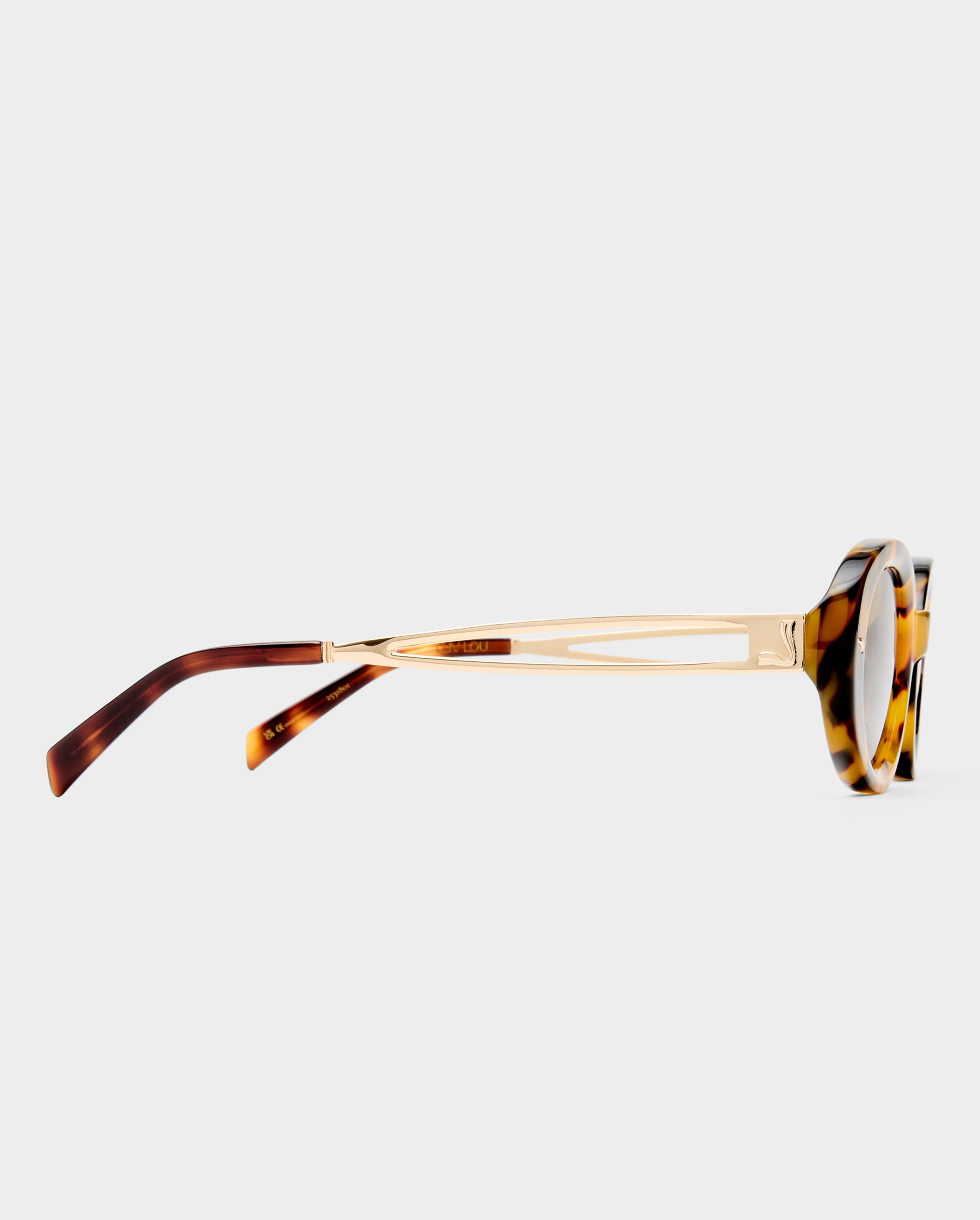 The Avalon Tort Female Oval Sunglasses | Luv Lou