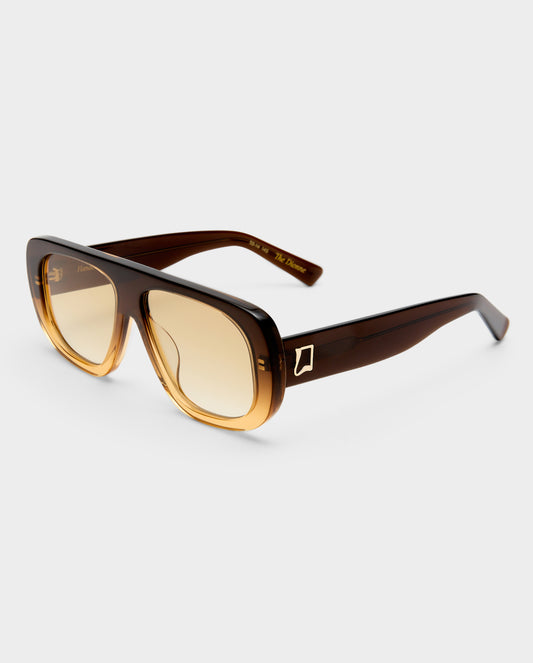The Dionne Cinnamon Female Aviator Sunglasses | Luv Lou