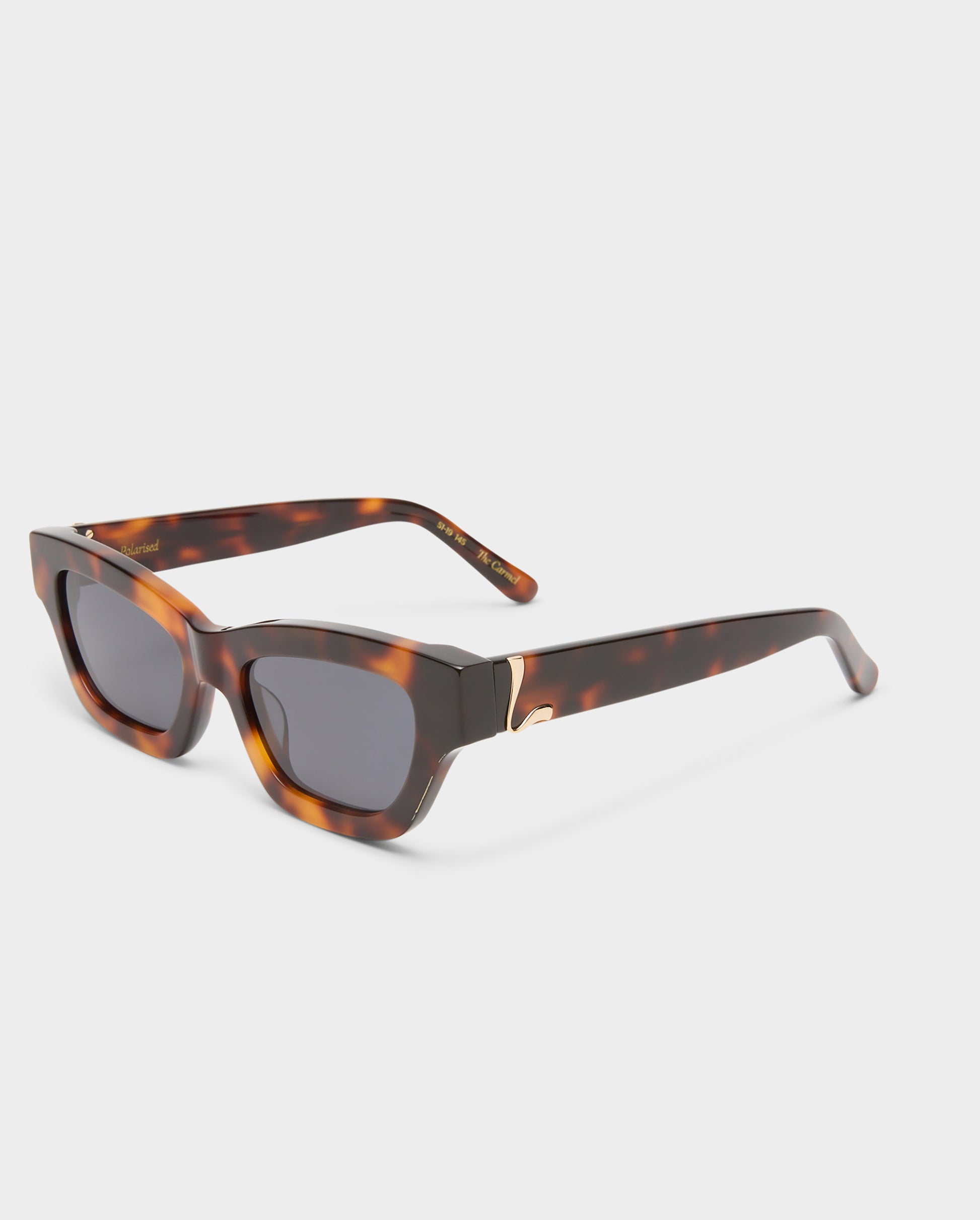 The Carmel Tort Female Cat-Eye Sunglasses | Luv Lou