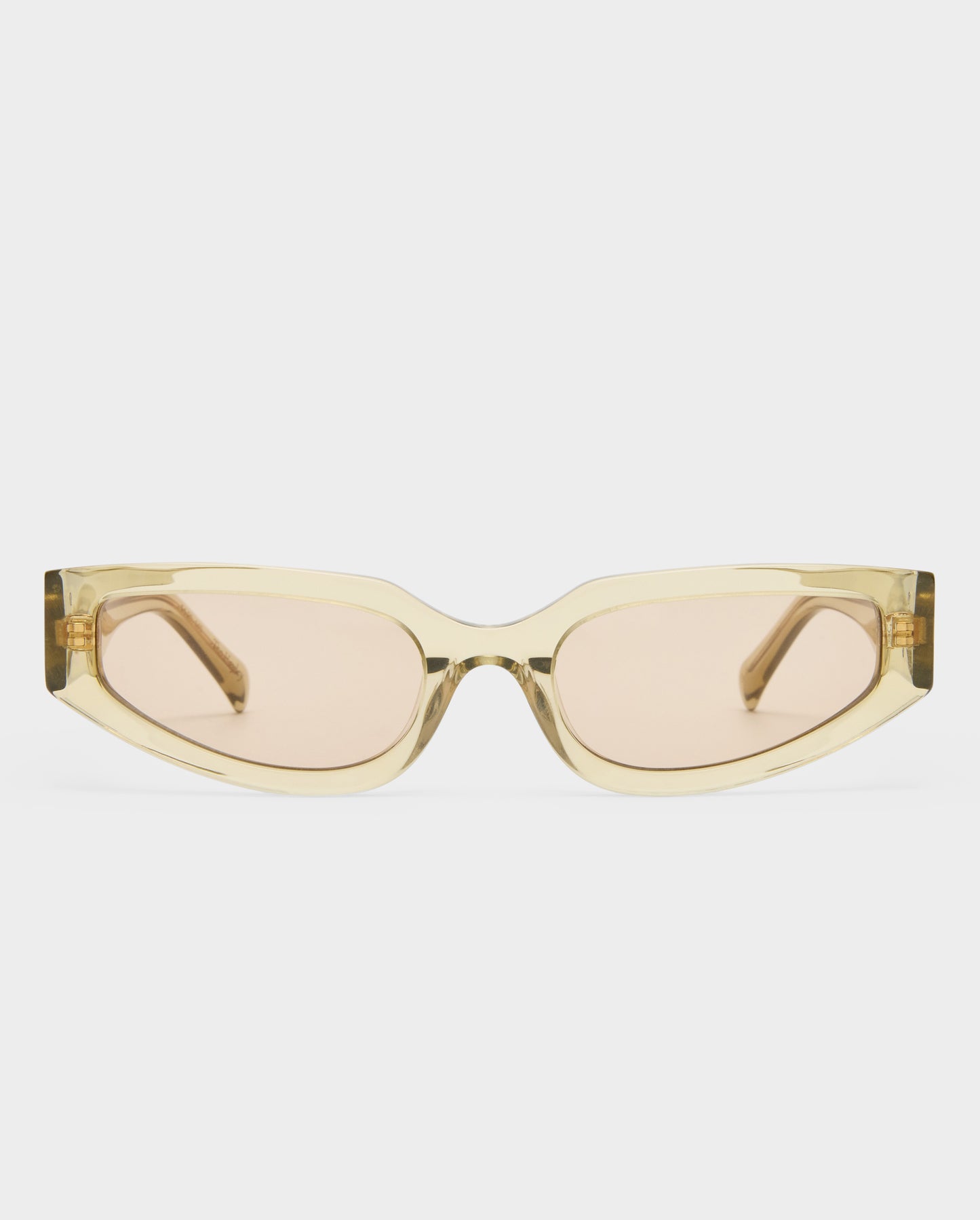 The Hayley Sage Crystal Female Cat-Eye Sunglasses | Luv Lou