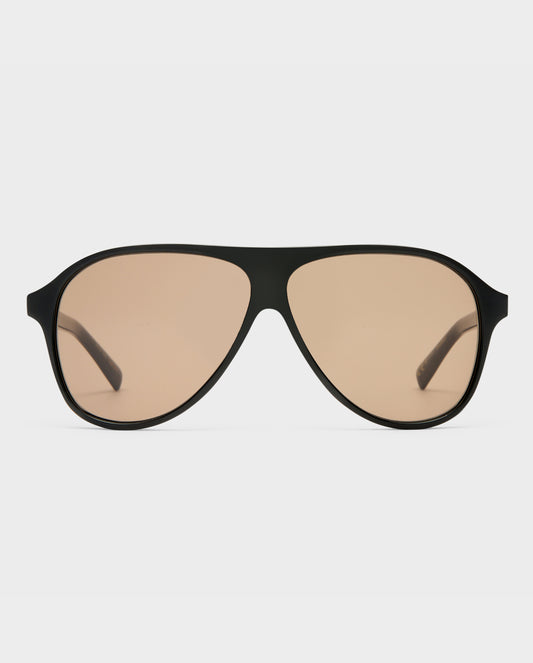 The Eve Black Female Aviator Sunglasses | Luv Lou