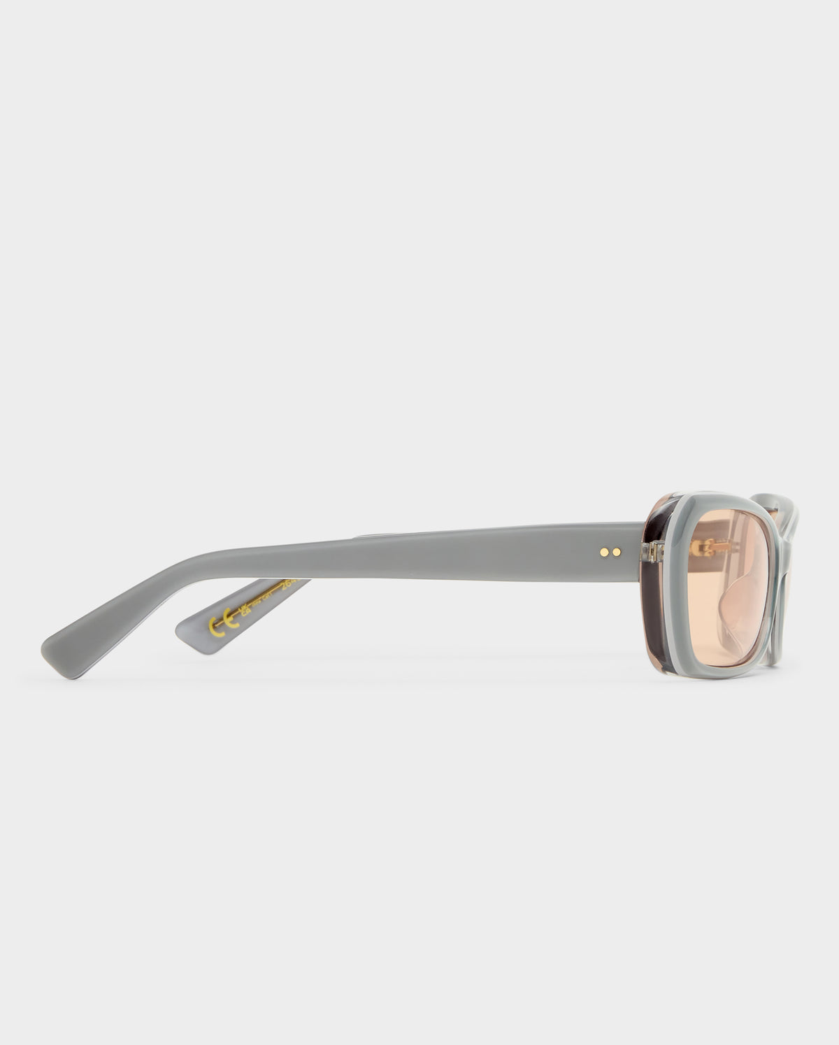 The Suki Dove Grey Female Rectangle Sunglasses | Luv Lou