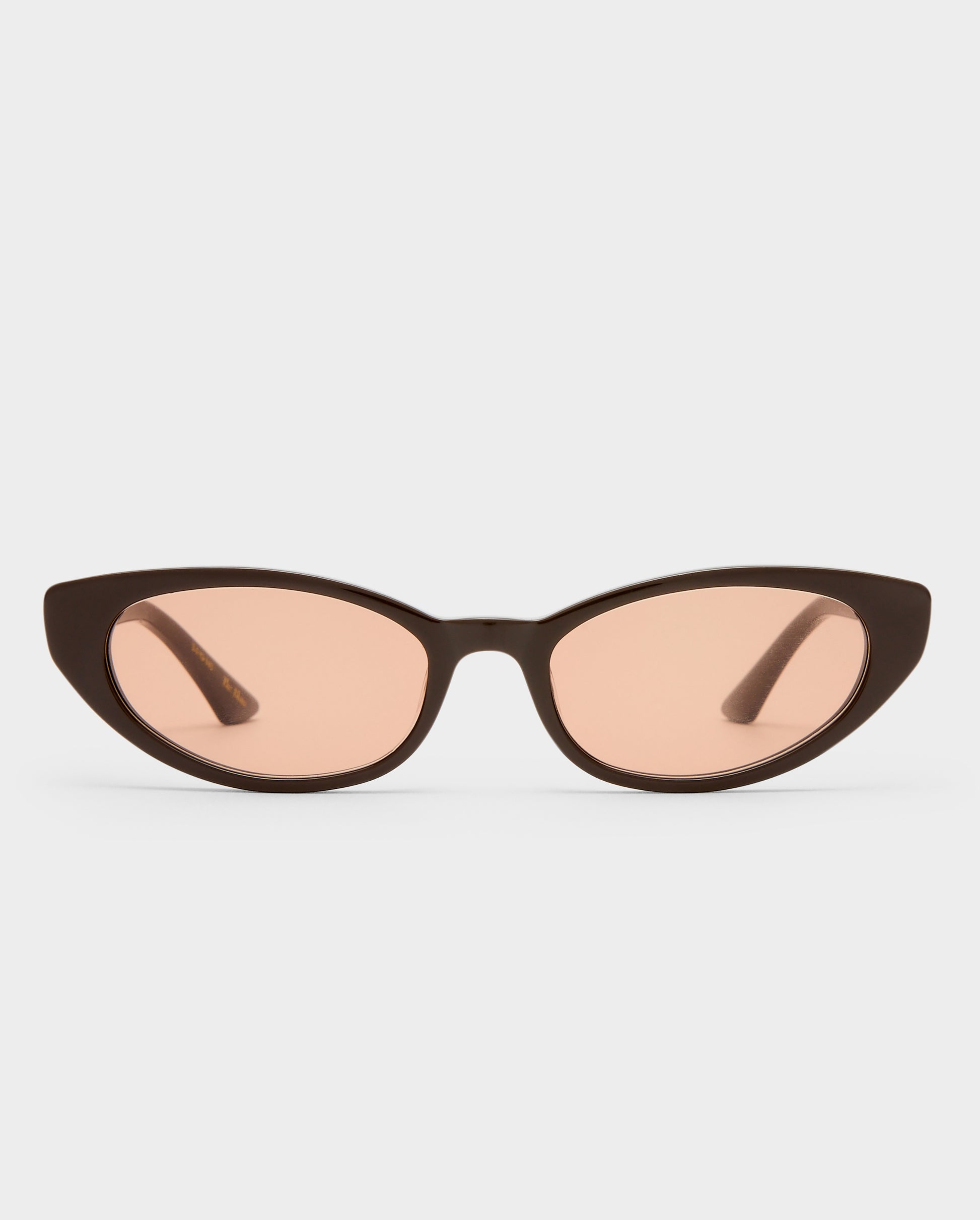 The Blair Dark Chocolate Female Cat-Eye Sunglasses | Luv Lou