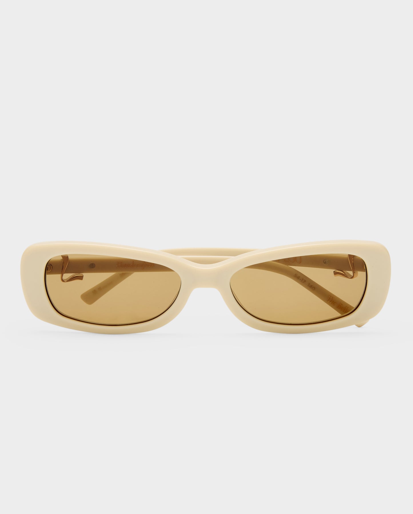 The Bella Beige Female Rectangle Sunglasses | Luv Lou