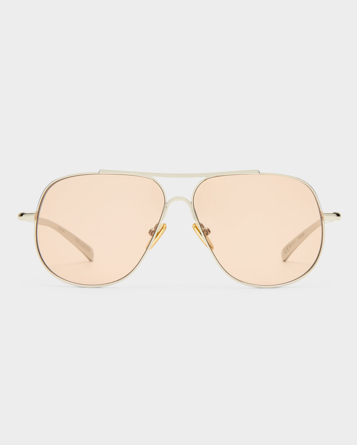 The Carter Silver Female Aviator Sunglasses | Luv Lou