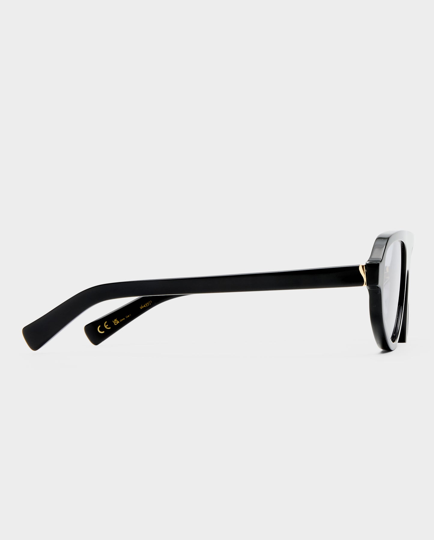 The Dakota Black Female Aviator Sunglasses | Luv Lou