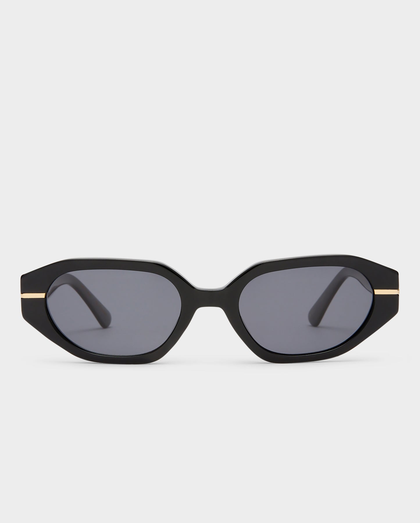 The Frankie Black Female Cat-Eye Sunglasses | Luv Lou