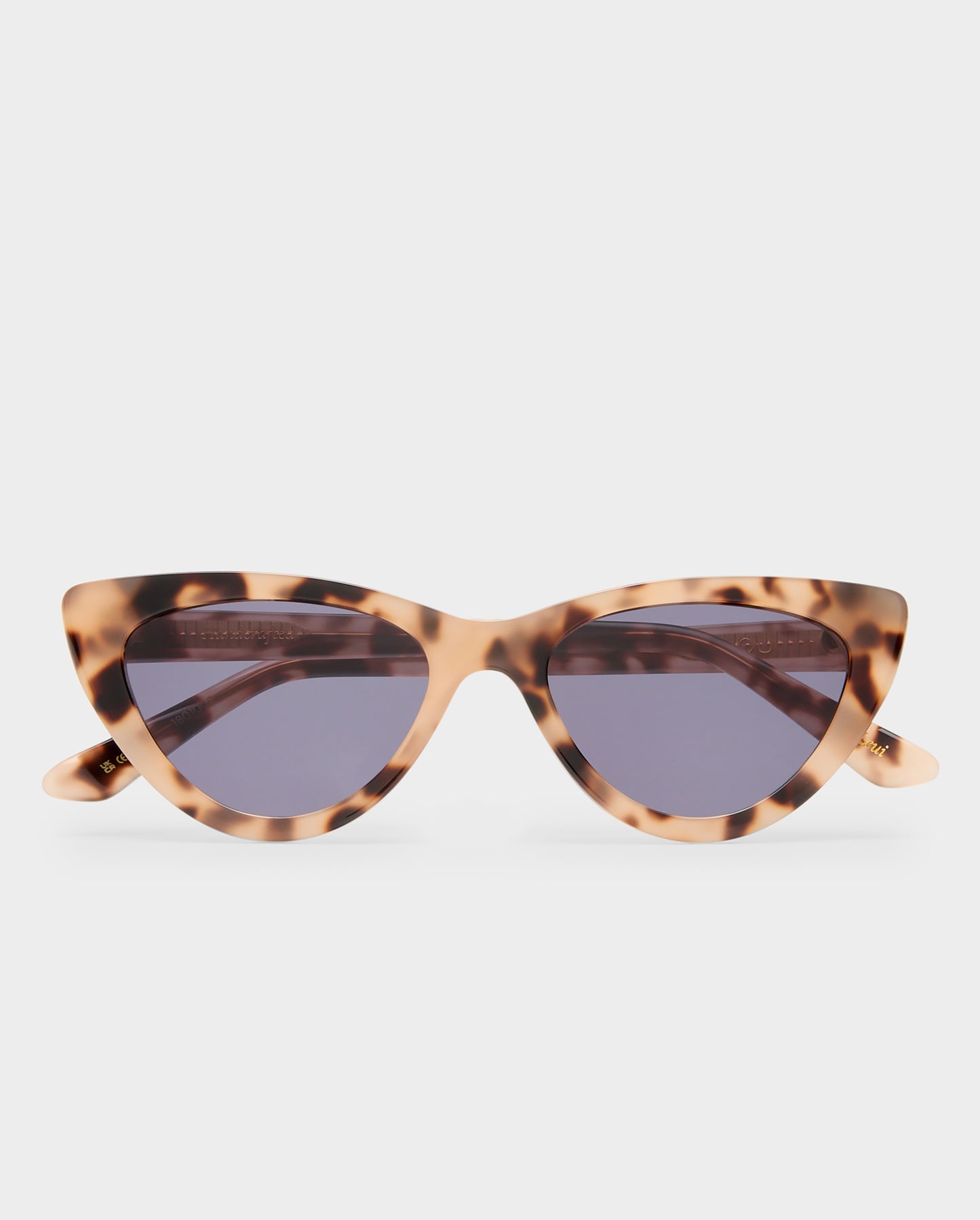 The Leui Cream Tort Female Cat-Eye Sunglasses | Luv Lou