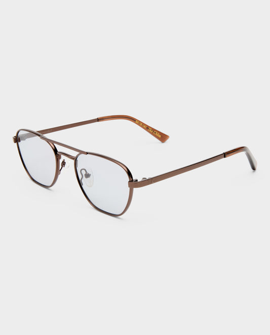 The Chloe Brown Female Aviator Sunglasses | Luv Lou